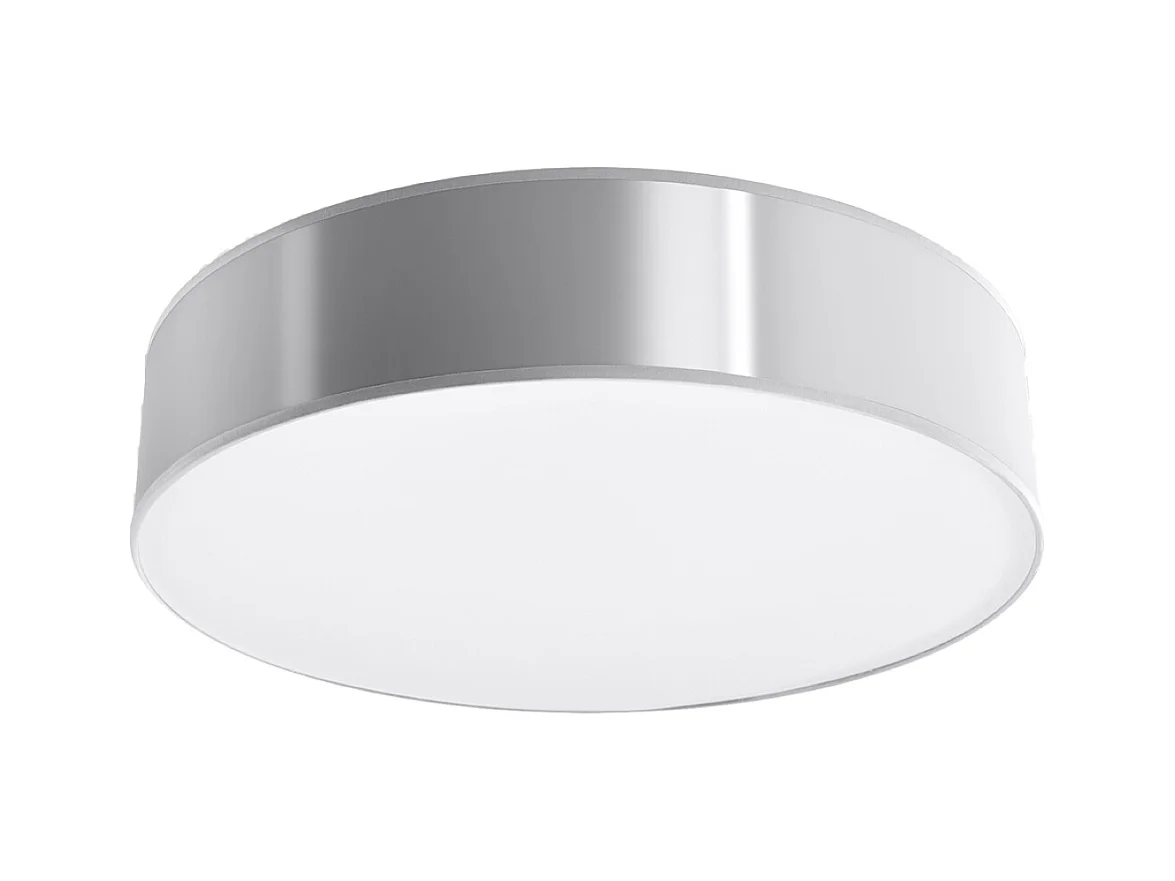 Sollux ARENA Cylindrique Flush Gris Clair 55cm E27