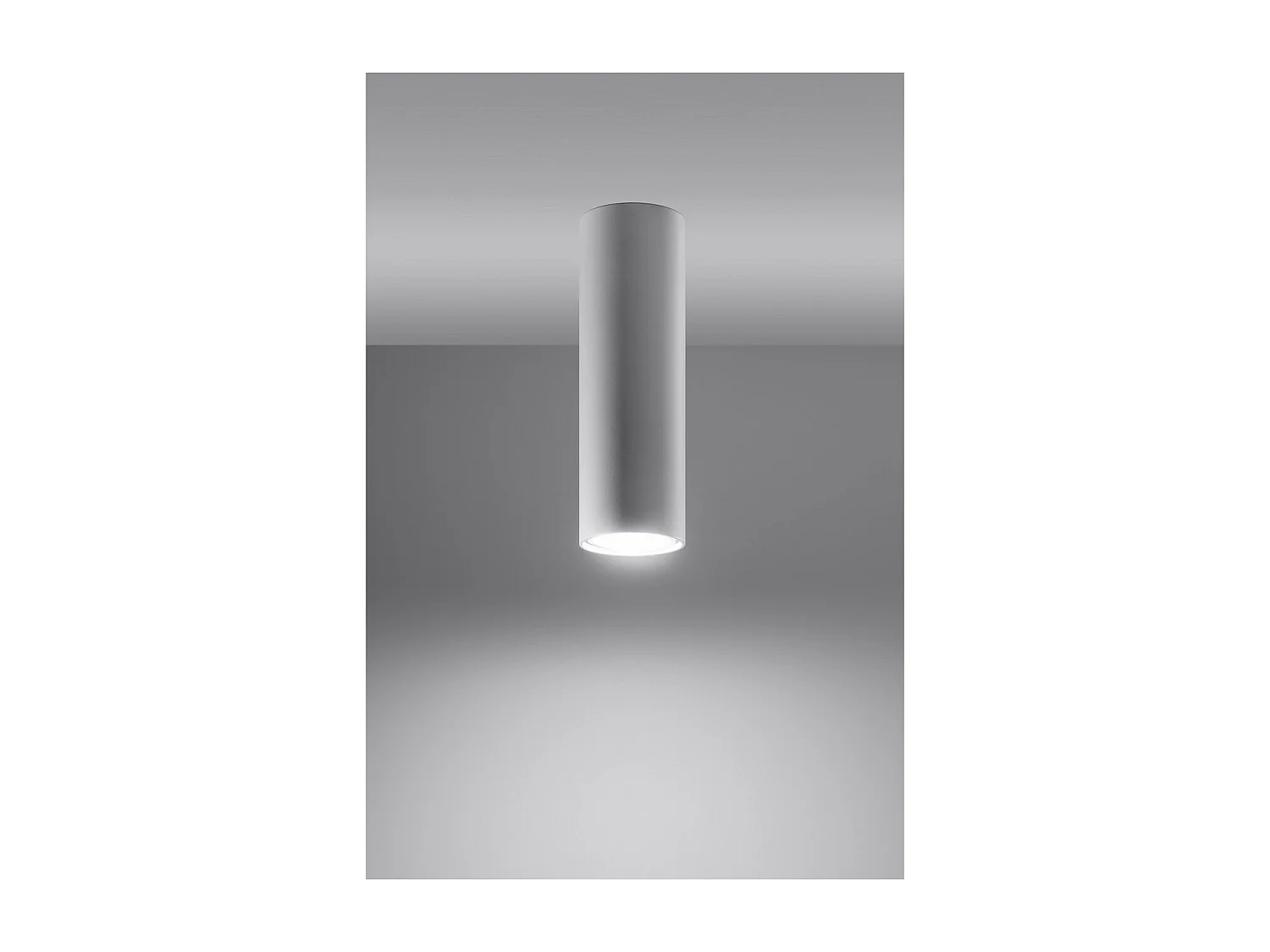 Sollux Lighting Lagos Downlight monté en surface, blanc, 20 cm