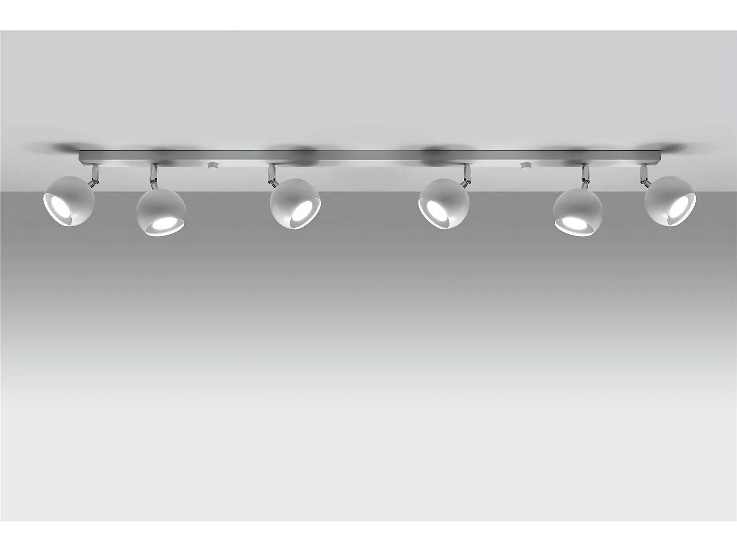 Sollux OCULARE - 6 licht Strahler Bar Weiß, GU10