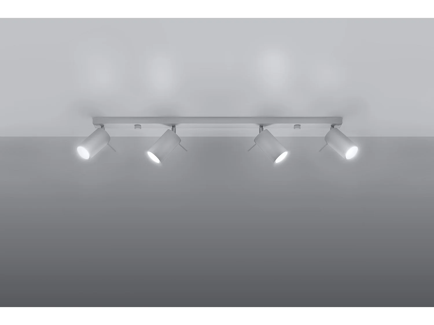 Strahler Bars Flush 4 licht White GU10 Strahlerleisten Flush 4 Licht Weiß GU10