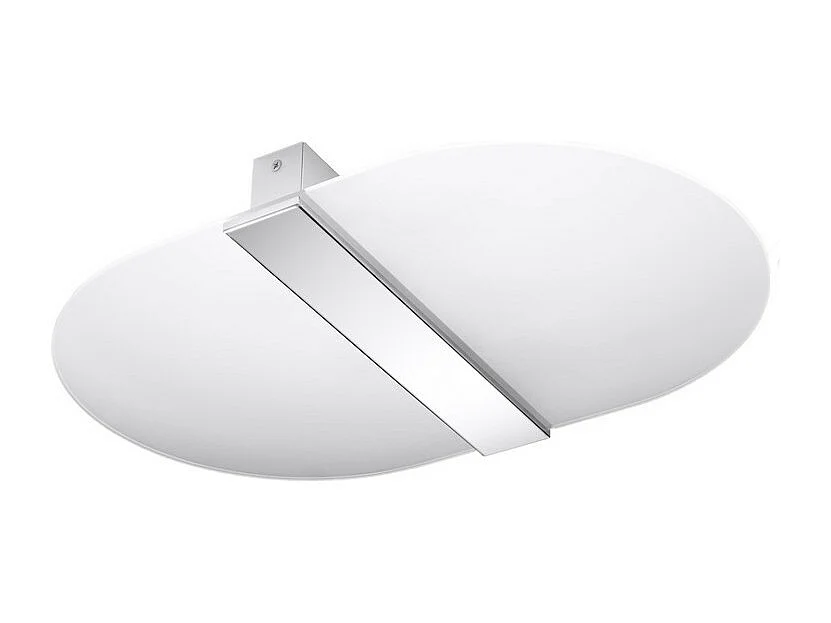 Sollux lichting Salia Dekorative Unterputz-Deckenleuchte, Weiß, Chrom, 2x G9