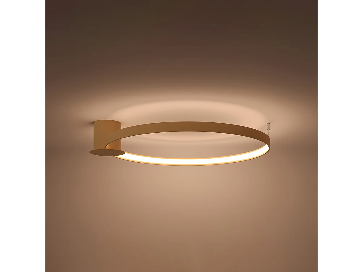 Sollux Rio Luce Led Integrata Semi Incasso Dorata