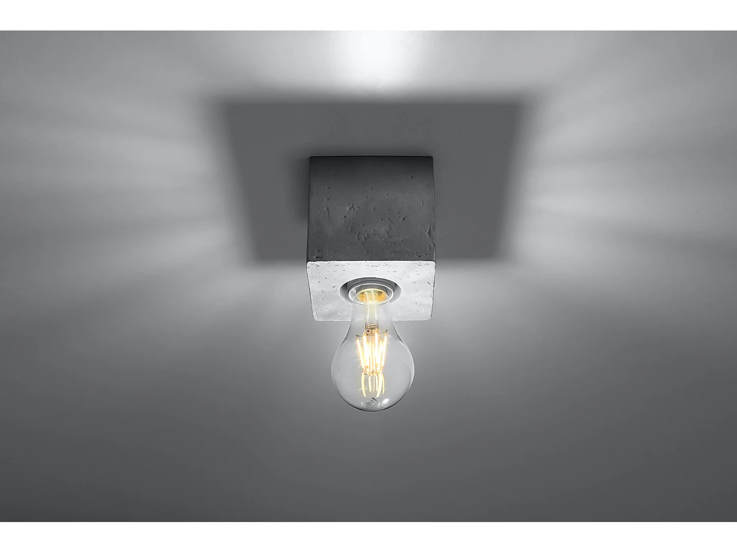 Aufbau-Downlights flächenbündig hellgrau E27 Downlight da superficie Incasso grigio chiaro E27