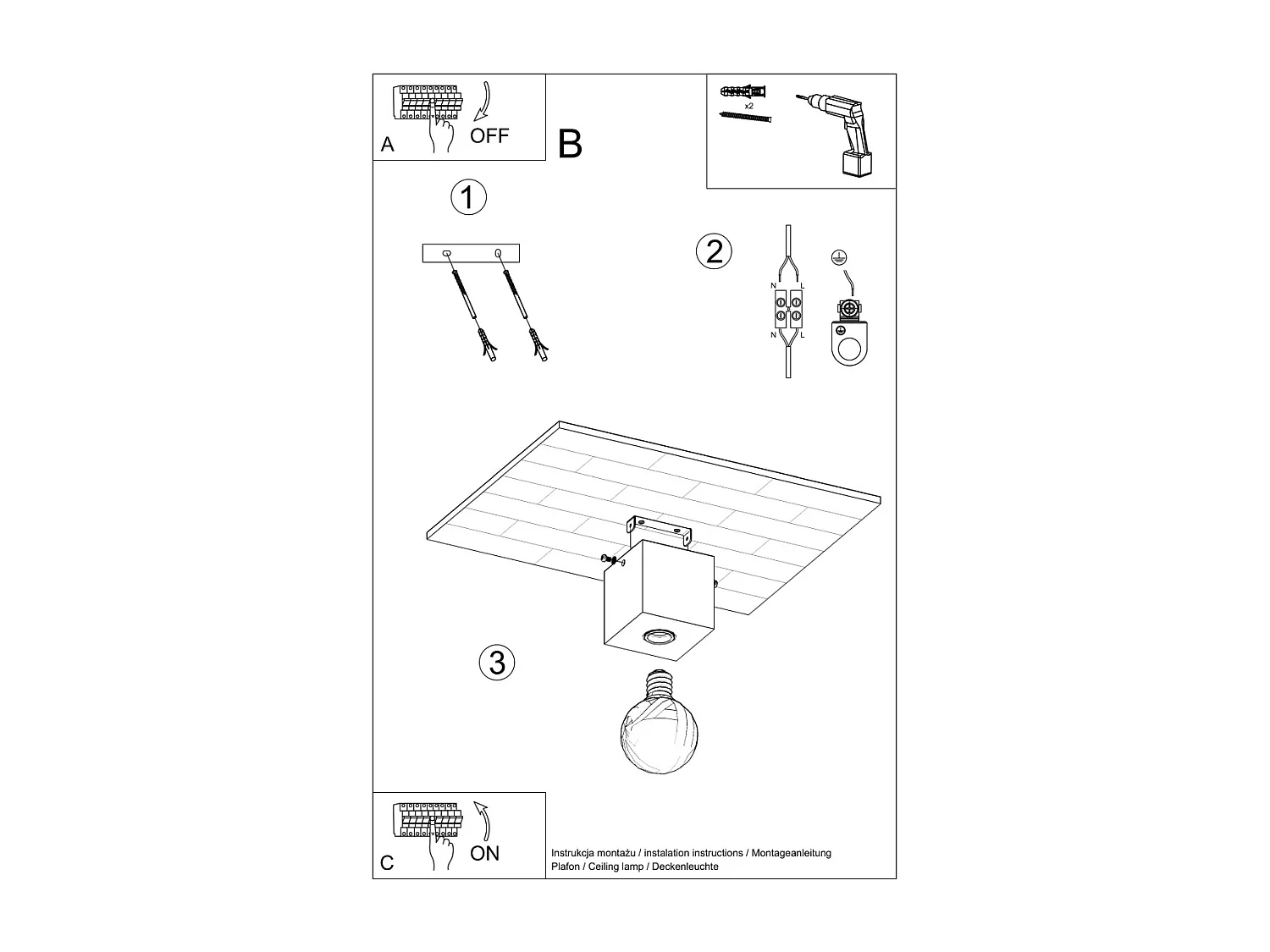 Aufbau-Downlights flächenbündig hellgrau E27 Downlight da superficie Incasso grigio chiaro E27