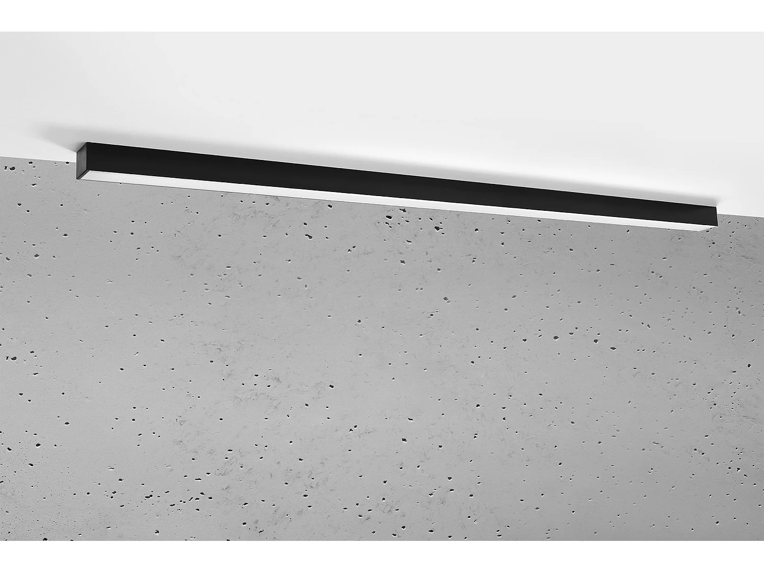 Integrated LED  145cm Linear Flush licht Black 3000K Integriertes LED 145cm Lineares Unterputzlicht Schwarz 3000K