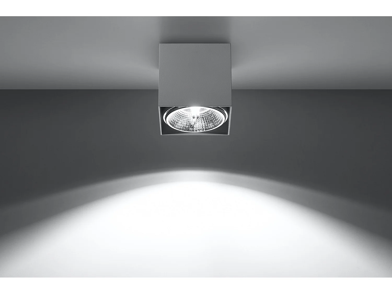 Sollux BLAKE Plafonniers encastrables Carré Plafonnier Blanc GU10