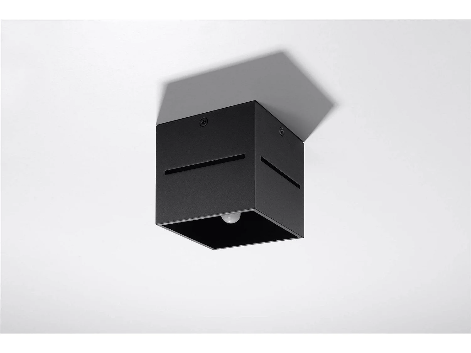 Sollux LOBO Plafonnier à 1 lumière, noir, G9