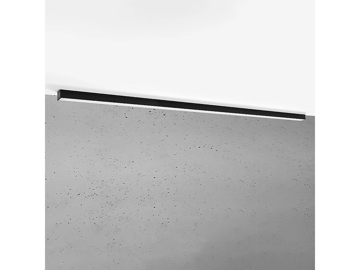 Sollux Pinne Luce Led Integrata Semi Incasso Nera