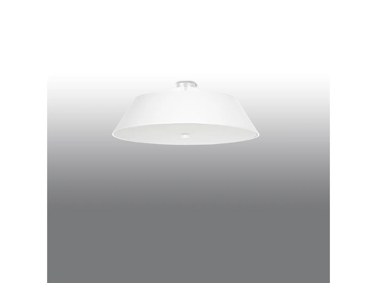 Sollux VEGA Plafonnier Cylindrique Blanc 60cm E27