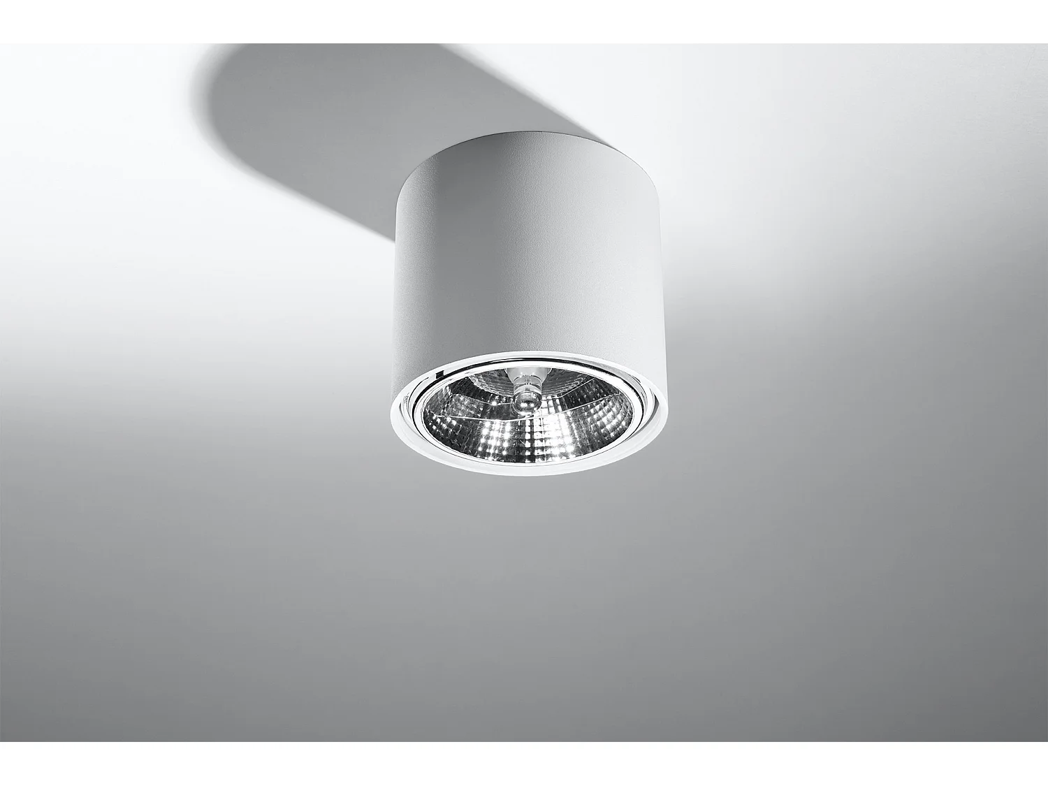 Sollux TIUBE Plafonniers encastrables Ronds Plafonnier Blanc GU10