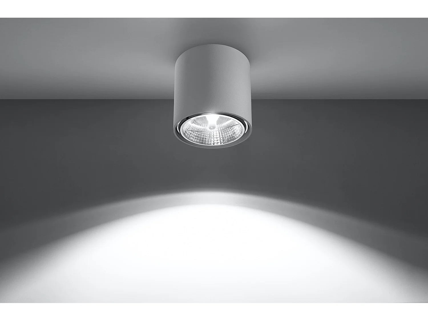 Sollux TIUBE Plafonniers encastrables Ronds Plafonnier Blanc GU10