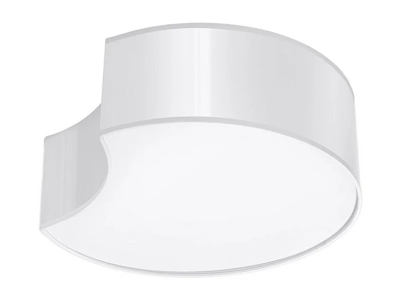 Sollux lichting Circle Dekorative Unterputz-Deckenleuchte, Weiß, 32 cm