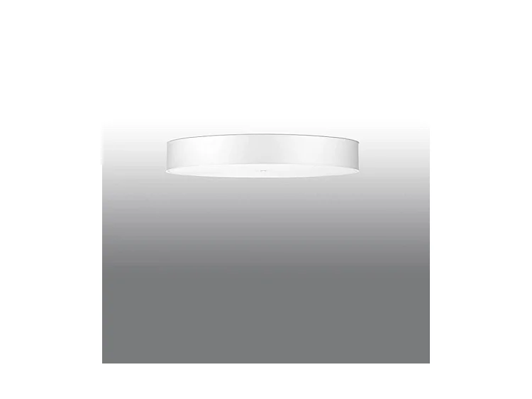 Plafondlampen Skala Minimalistisch Van  - 6 Lichtbronnen - L.100 X H.20 Cm - Wit