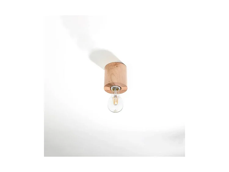 Sollux SALGADO Plafonniers encastrables Flush Light Bois Naturel E27