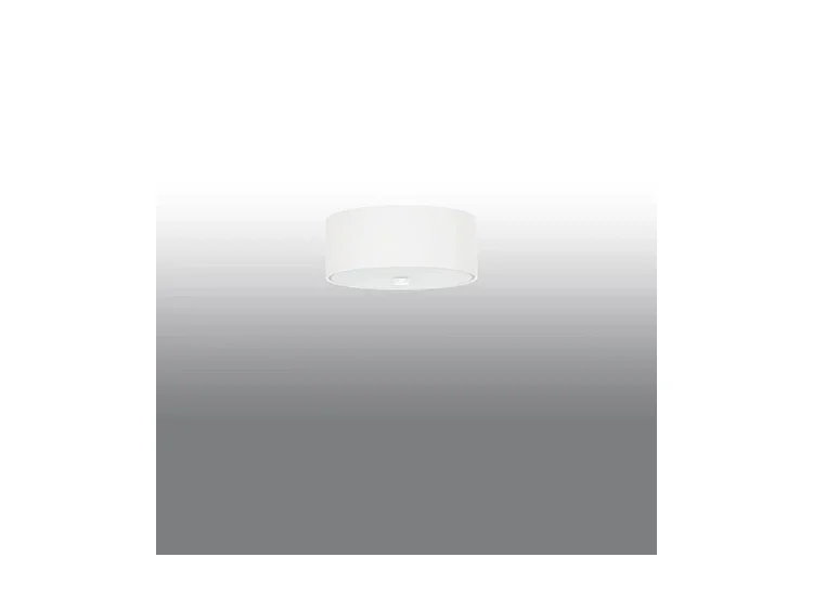 Sollux SKALA Plafonnier Cylindrique Blanc 30cm E27