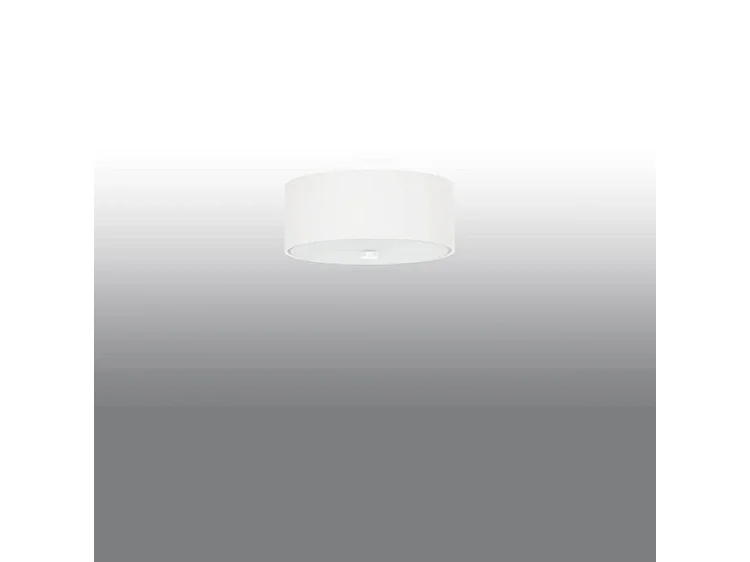 Sollux SKALA Plafonnier Cylindrique Blanc 30cm E27