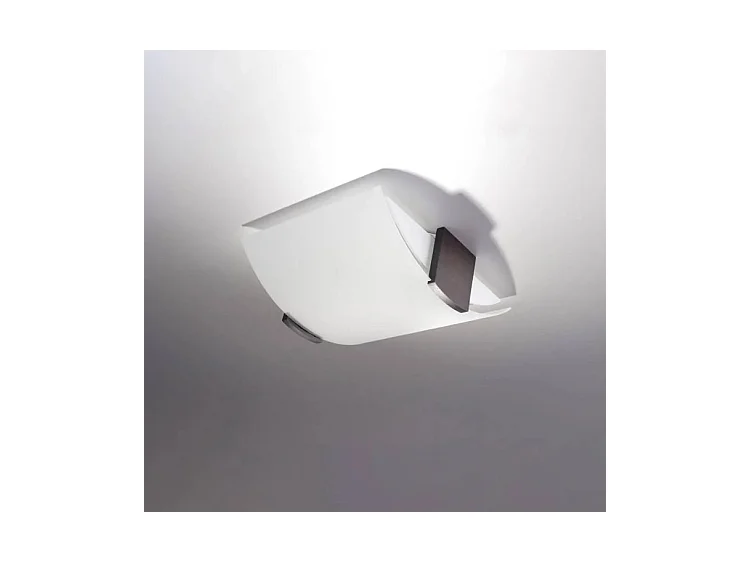 Sollux EMILIO Plafonnier à 2 Lumières Blanc, Wengé, E27