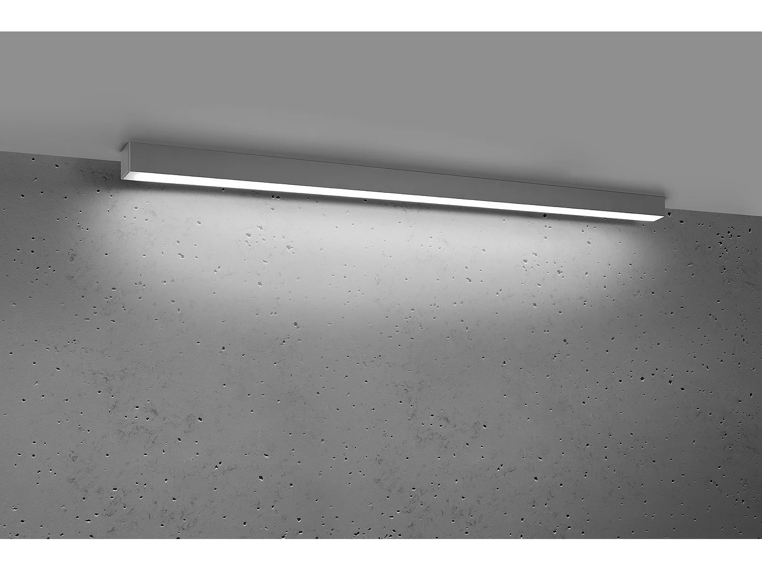 Integrated LED Flush Wall lichts Grey 115cm 4000K Integrierte LED-Wandleuchten Grau 115cm 4000K