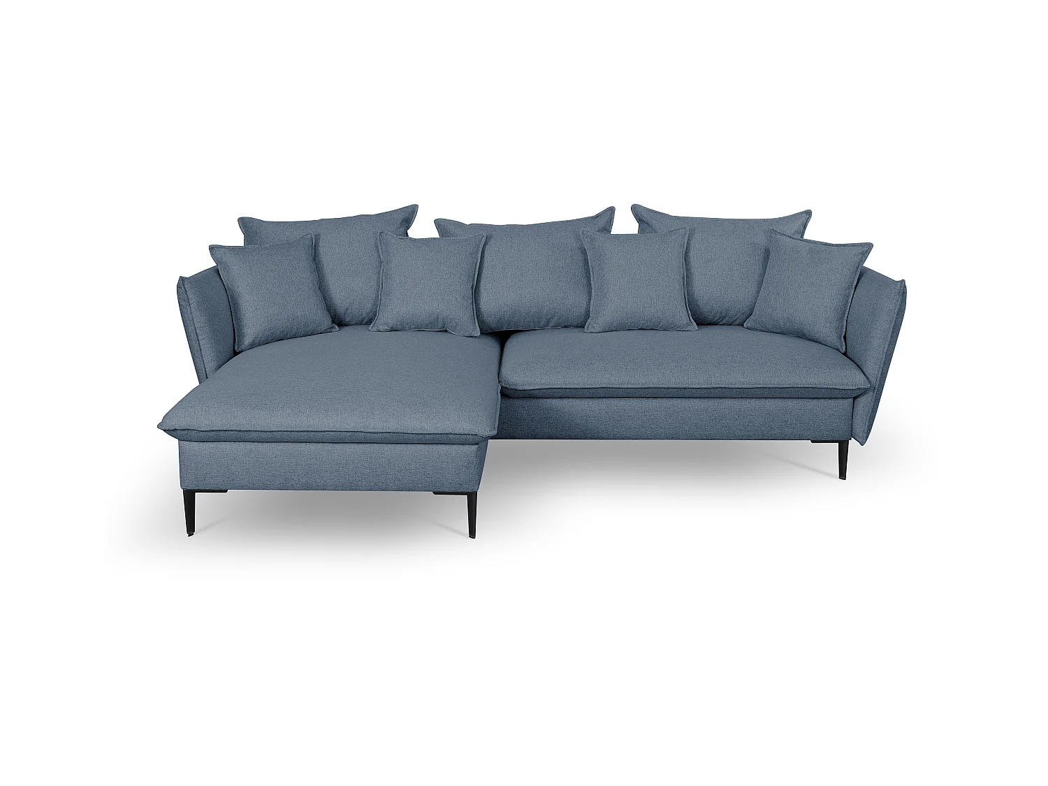 Divano letto angolare in Tessuto Blu marine - Angolo a sinistra - LAZARE di PASCAL MORABITO