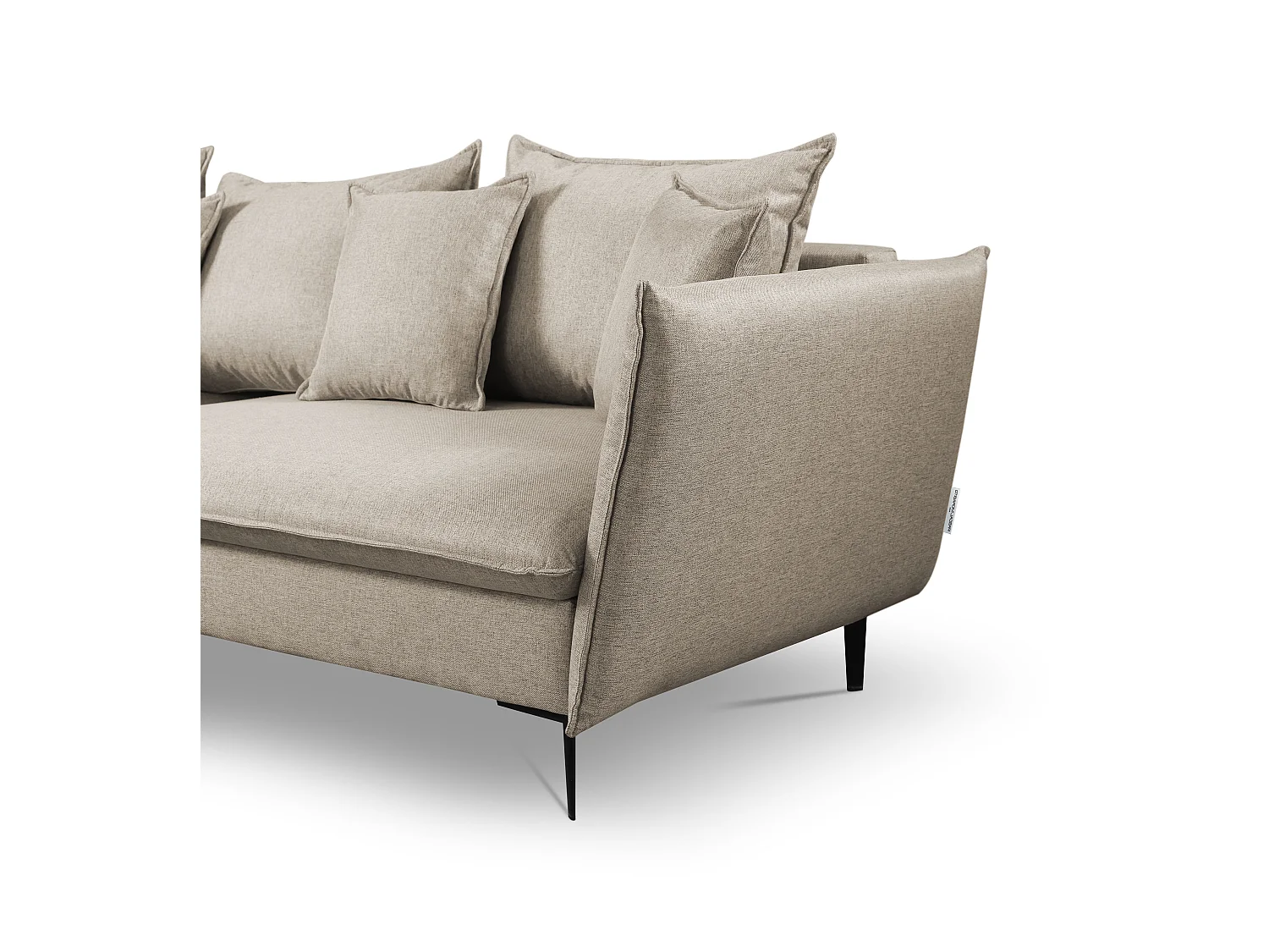 Hoekslaapbank LAZARE van PASCAL MORABITO - Stof - Beige - Hoek links