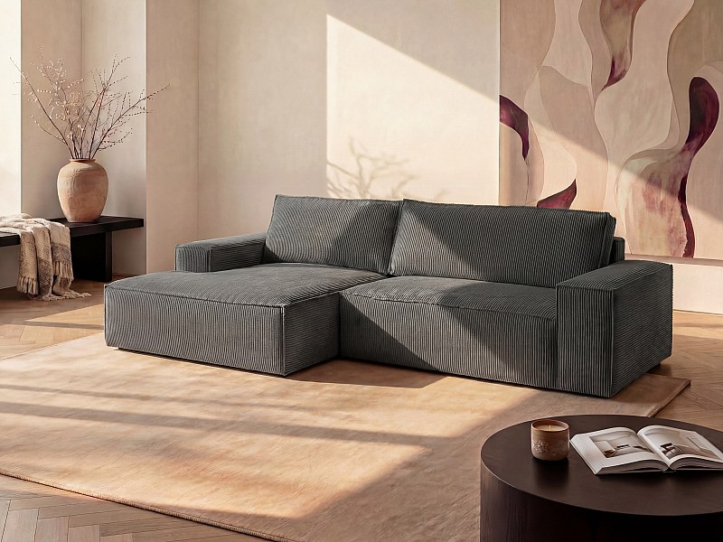 Canapé méridienne convertible Amelia, Vente-unique