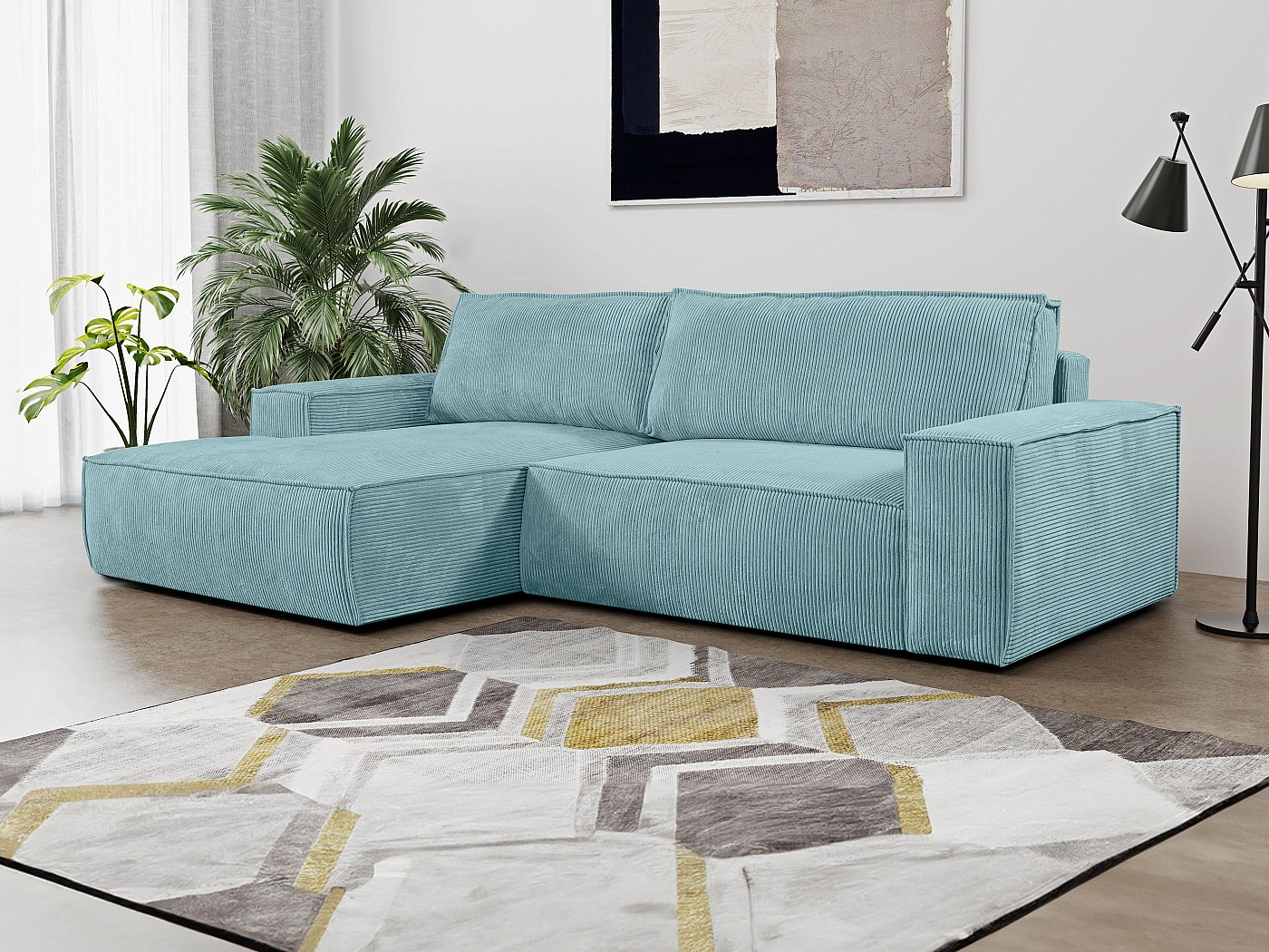 Soggiorno Divano Celeste Divano Celeste Polvere Divano Letto