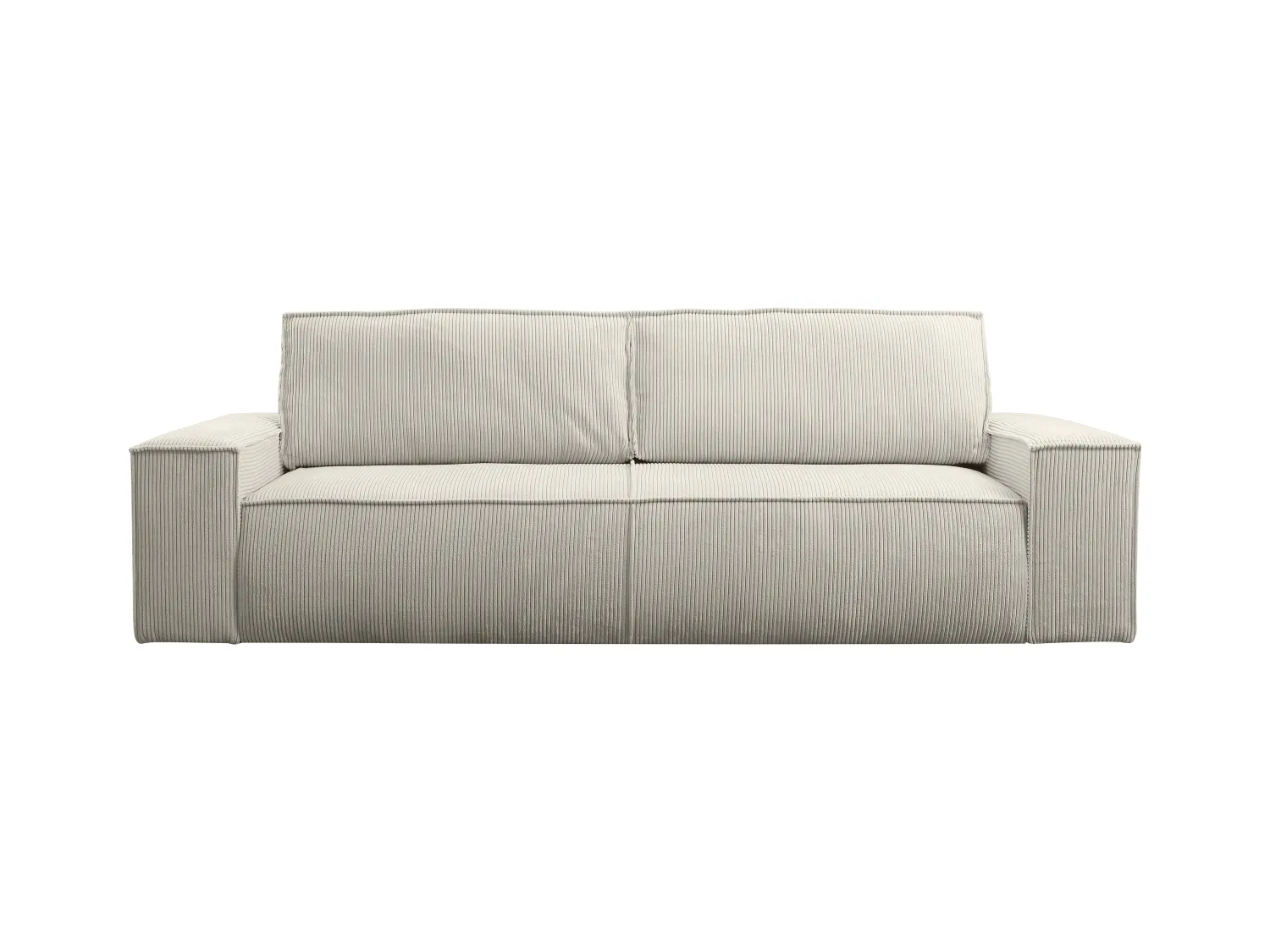 Sofá cama de 4 plazas de pana beige AMELIA de PASCAL MORABITO