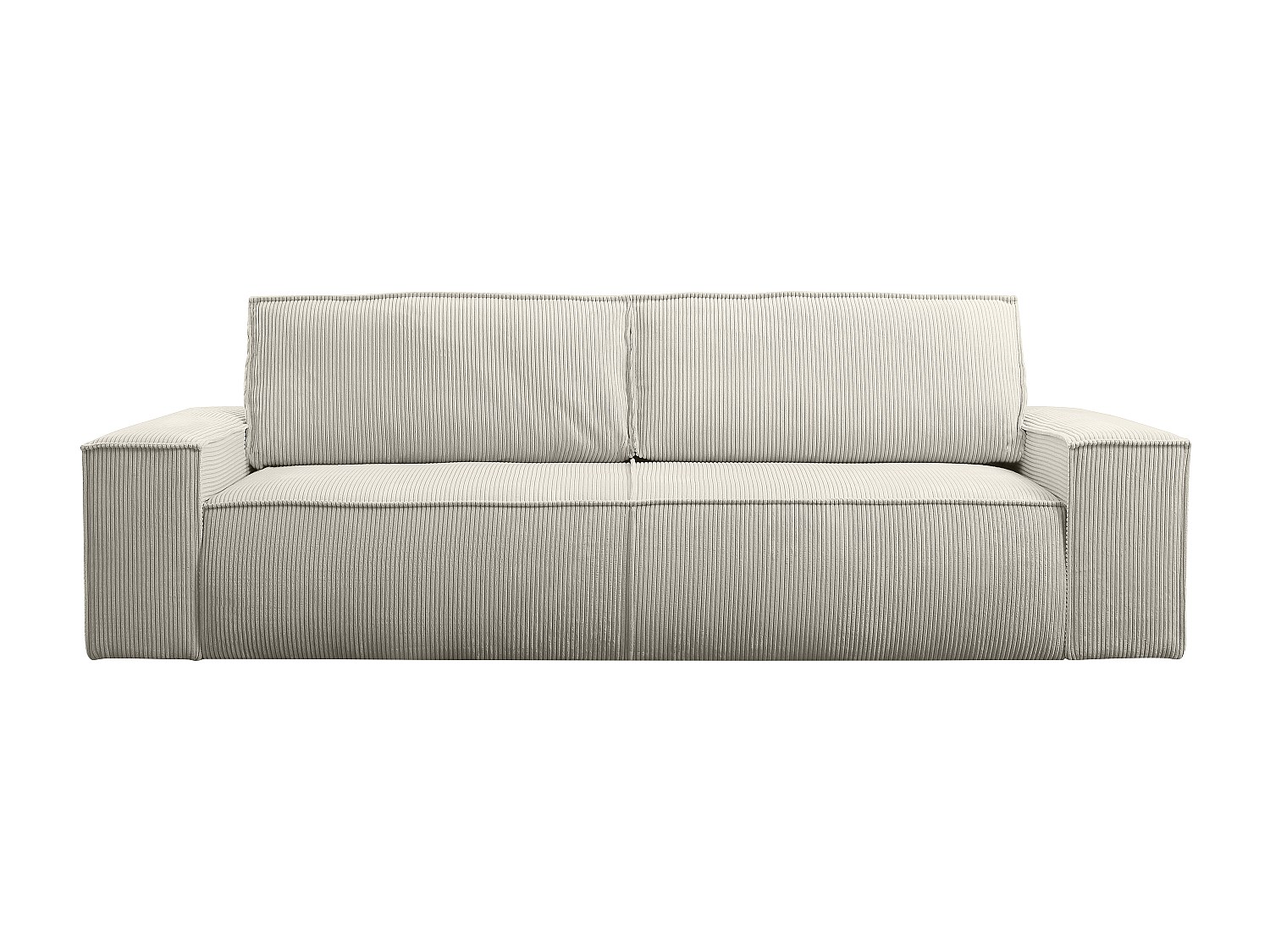 Schlafsofa 4-Sitzer - Cord - Beige - AMELIA günstig online kaufen