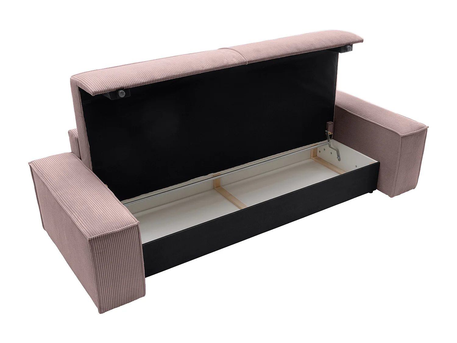 Divano letto 4 posti in Velluto a coste Malva - AMELIA di PASCAL MORABITO