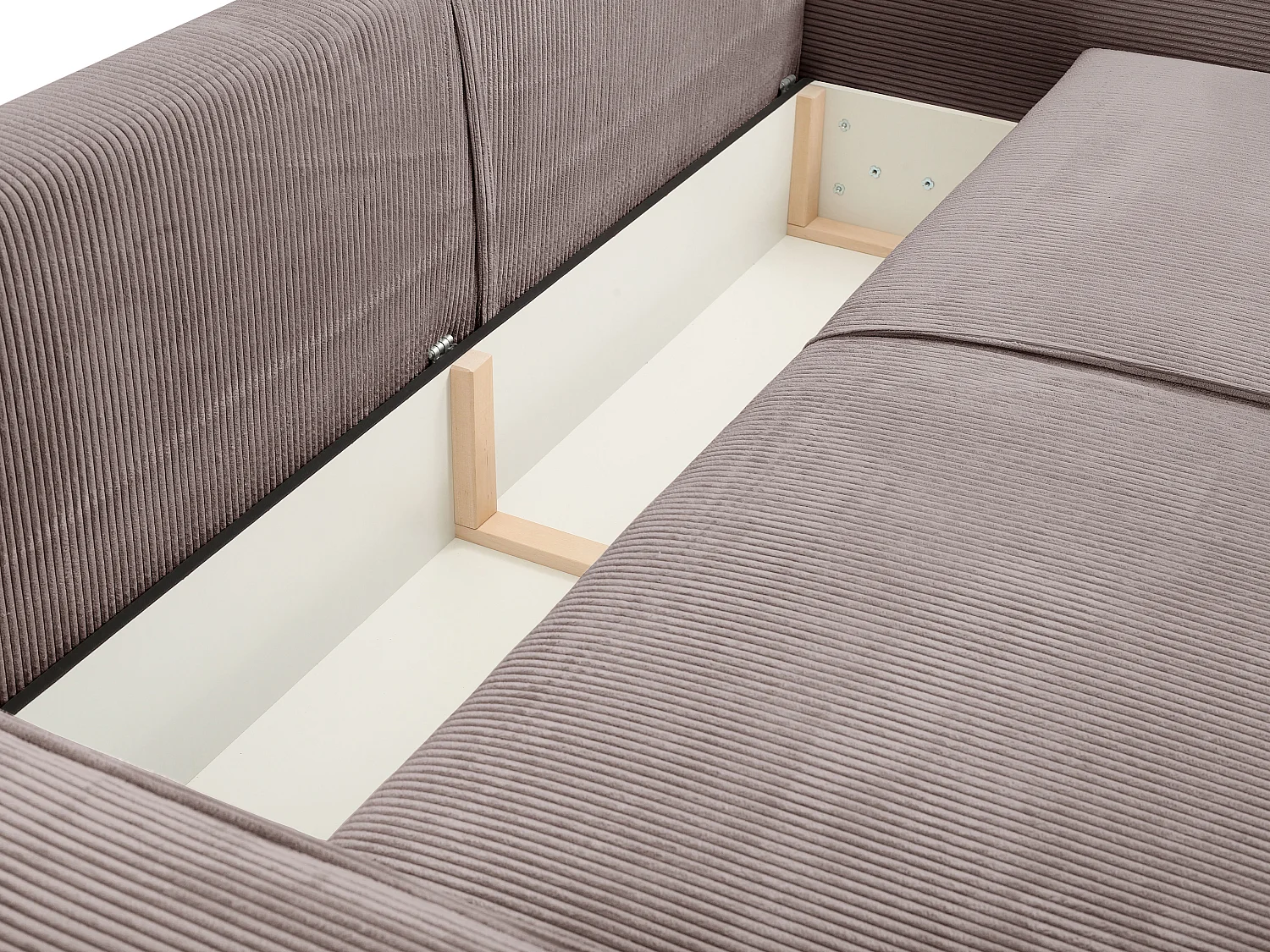 Divano letto 4 posti in Velluto a coste Malva - AMELIA di PASCAL MORABITO