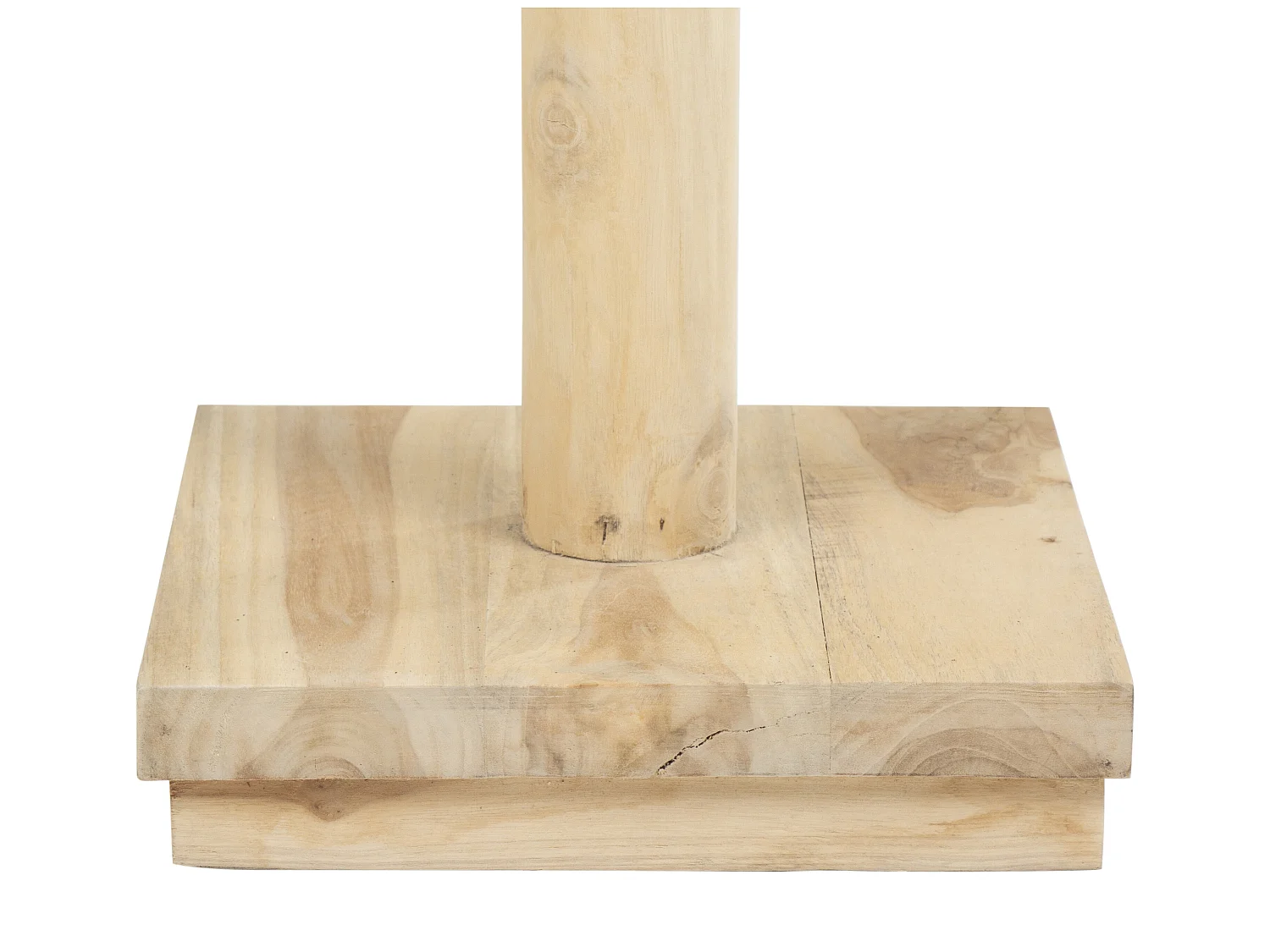 Porte-manteaux  en bois de teck - Coloris : Naturel - LIPALIA