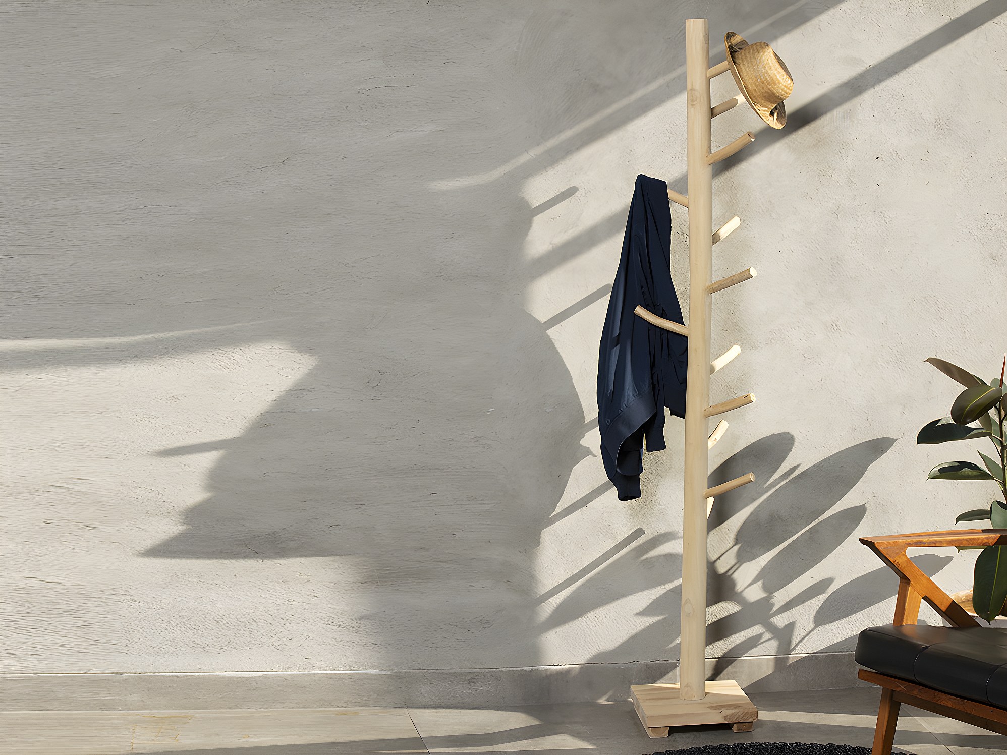 ISIDOR - appendiabiti in legno di teak | Milani Home