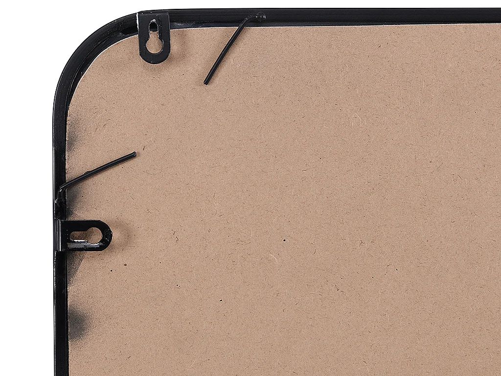 Miroir fenêtre industriel en métal - L. 60 x H. 140 cm - Noir - SCIARA