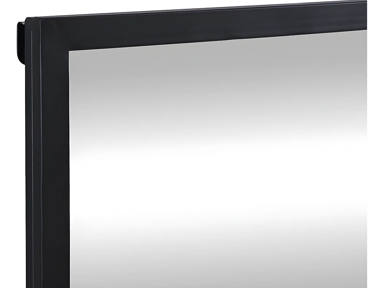 Specchio industriale L.150 x H.130 cm in Metallo Nero - MALDONIA