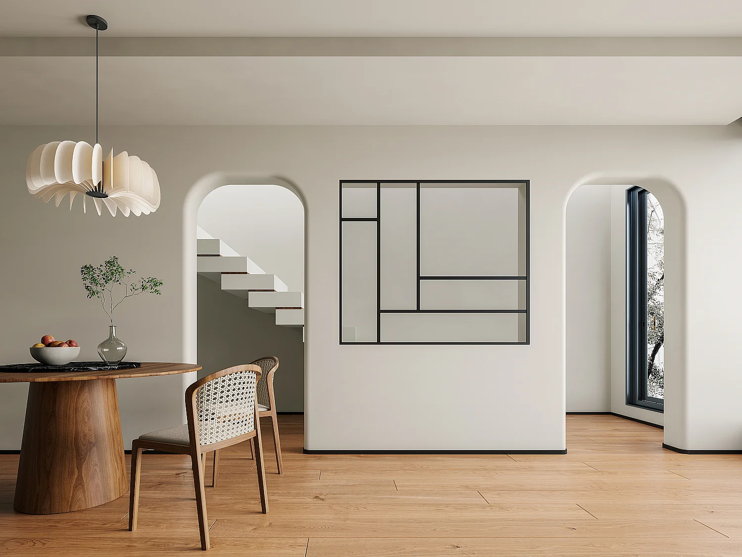 Verrière atelier en aluminium thermolaqué 150x130 cm - Noir - ARTENA