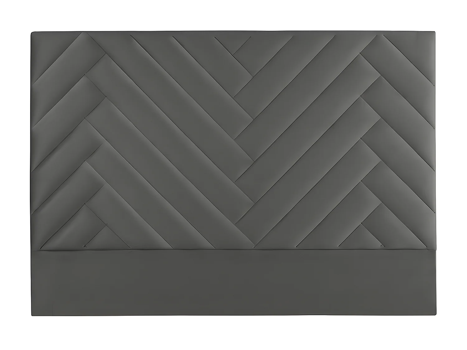 Testata 160 cm Velluto Grigio - SUKIALI