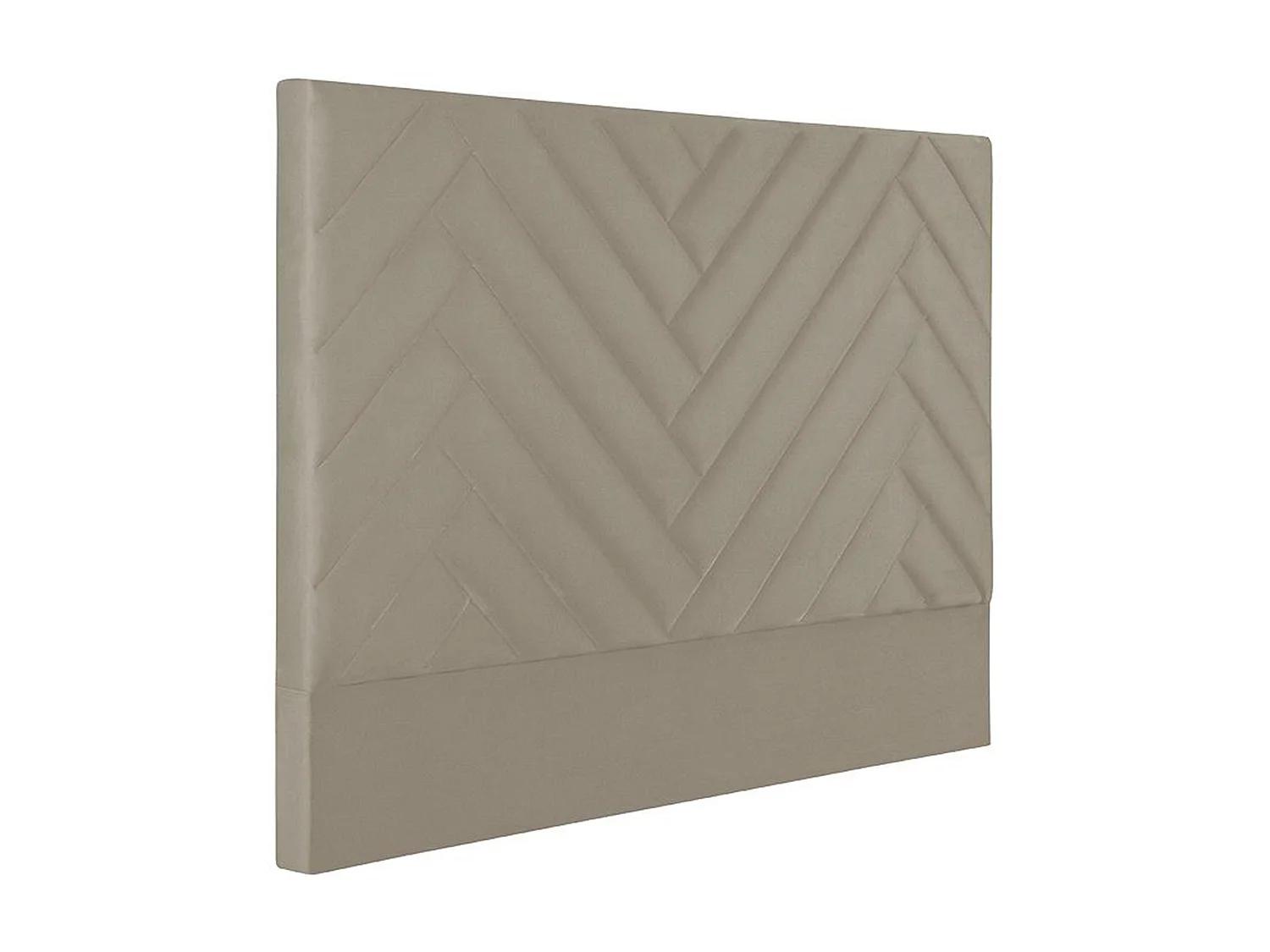 Hoofdbord 160 cm - Fluweel - Beige - SUKIALI