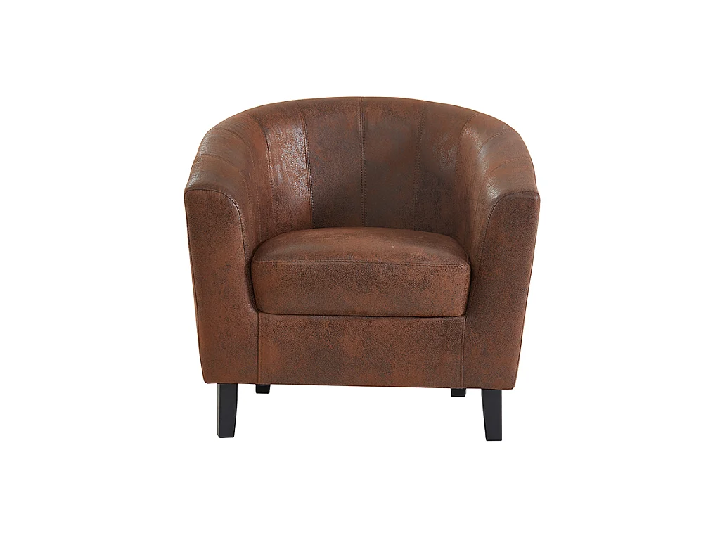 Lounge-Sessel - Microfaser - Braun - CRISTOBAL II