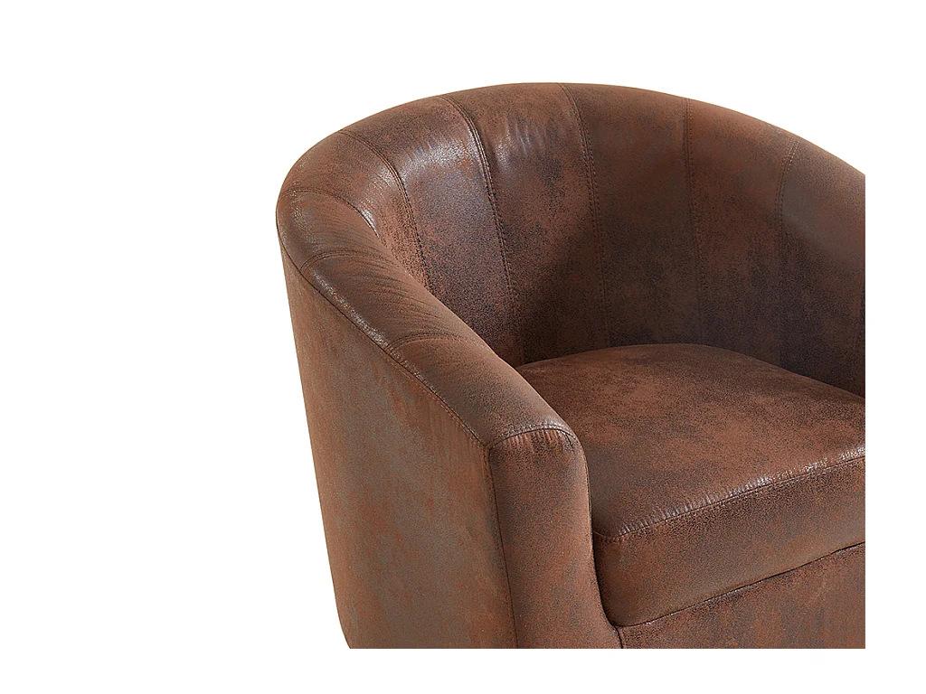 Lounge-Sessel - Microfaser - Braun - CRISTOBAL II