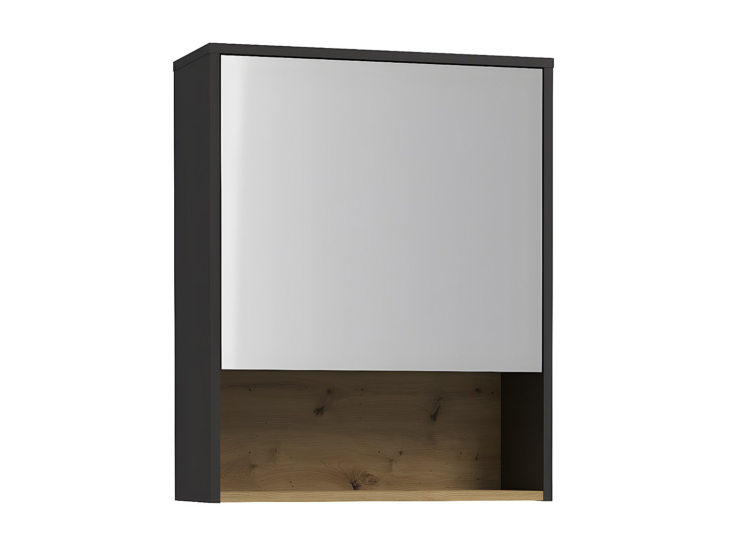 Badezimmer Spiegelschrank - Anthrazit - 60 cm - YANGRA günstig online kaufen