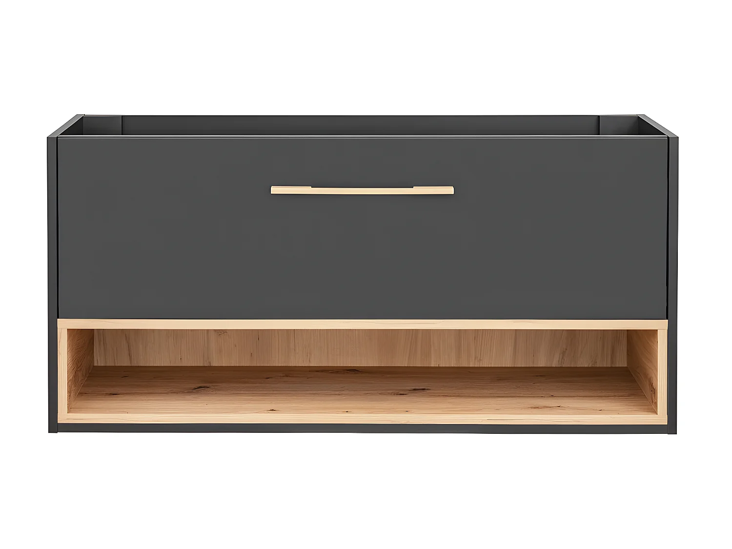 Mobile sotto lavabo sospeso antracite - 120 cm - YANGRA