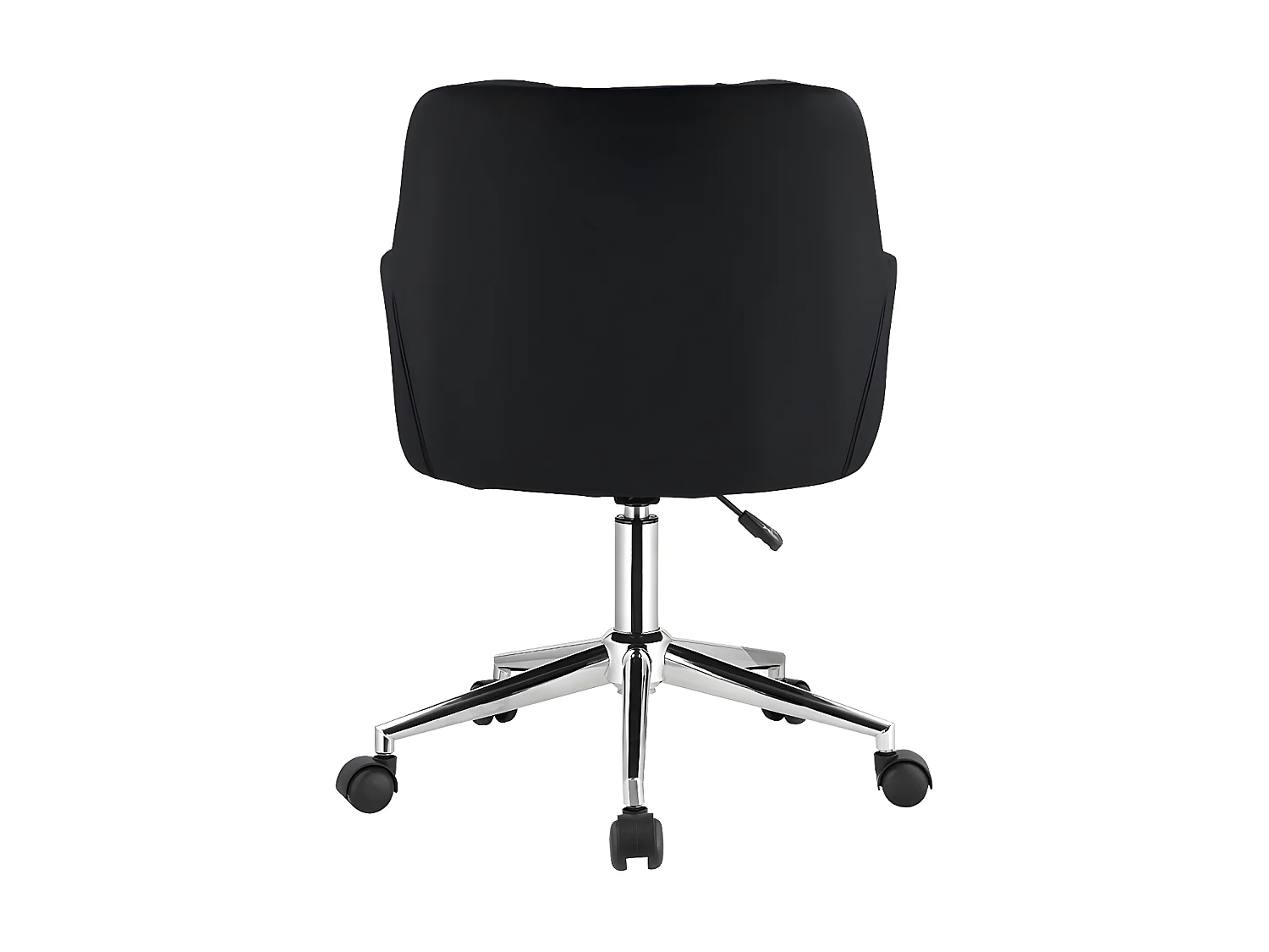 Sedia da ufficio Velluto Nero Altezza regolabile - PEGA