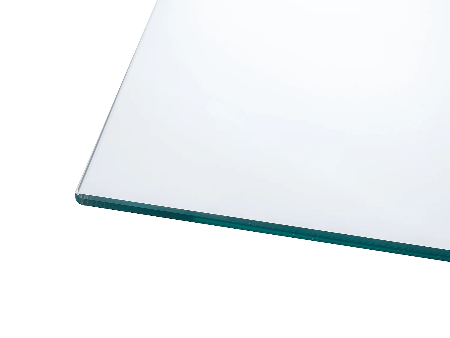 Couchtisch - Sicherheitsglas & Goldfarbenes Metall - Transparent - COSIMA