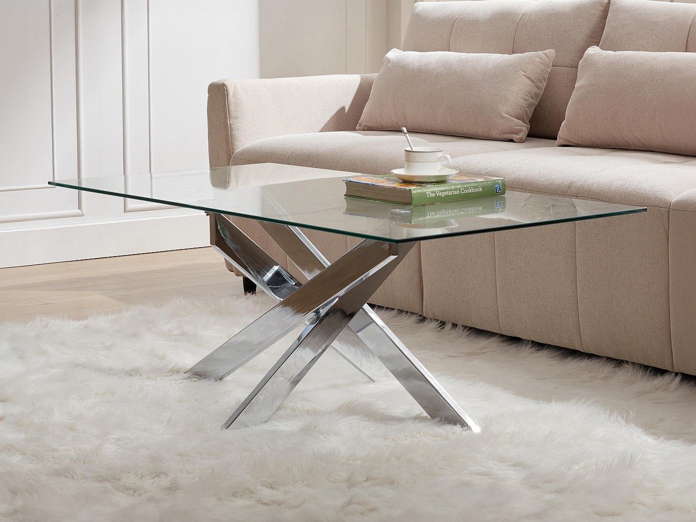 Lot De 2 Tables D'appoint Verre Trempé Laqué Noir | 3 Suisses