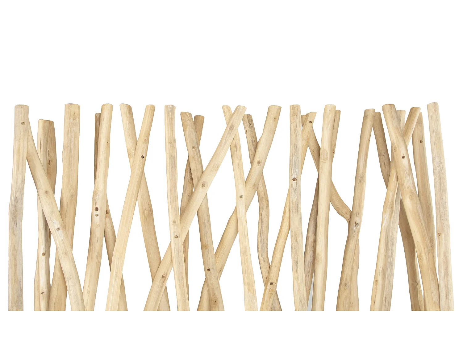 Rumsavdelare i teakträ 100 × 25 × 180 cm GAYANA