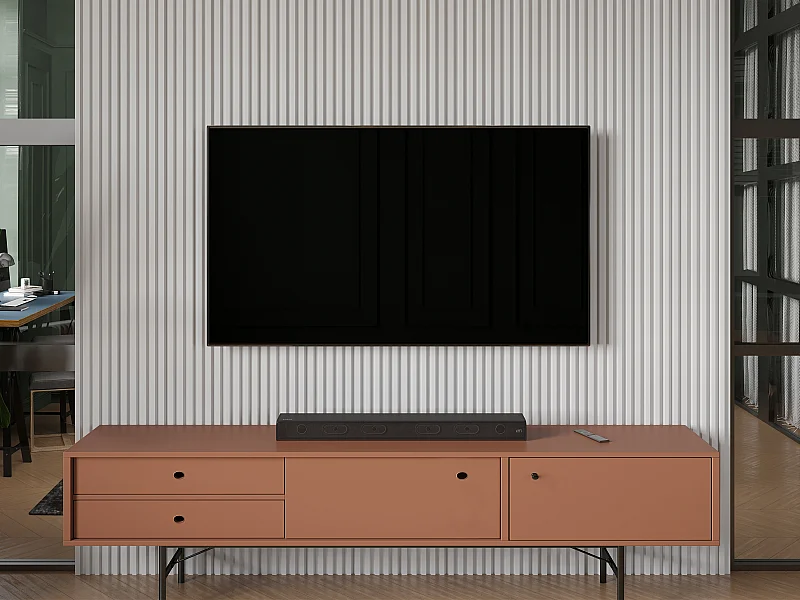 3D Wandpaneel - 1 Pack: 3,71 m² - Set aus 8 Teilen - Weiß - TATIANA