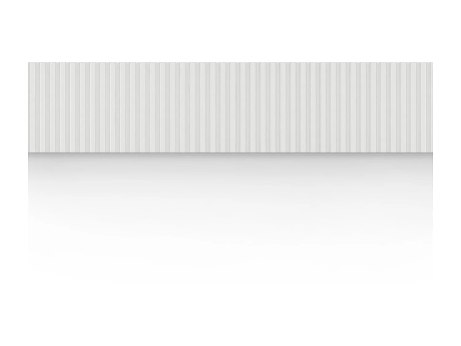 3D-wandpaneel - 3,71 m² - Wit - Set van 8 - TATIANA