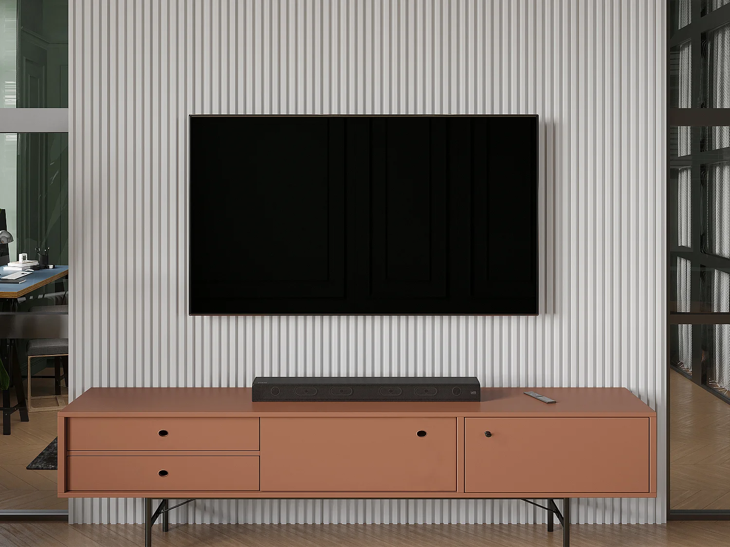 3D-wandpaneel - 3,71 m² - Wit - Set van 8 - TATIANA