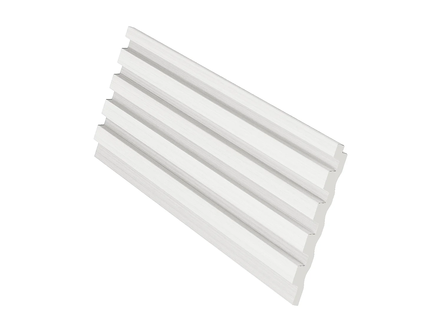 3D Wandpaneel - 1 Pack: 3,71 m² - Set aus 8 Teilen - Weiß - TATIANA