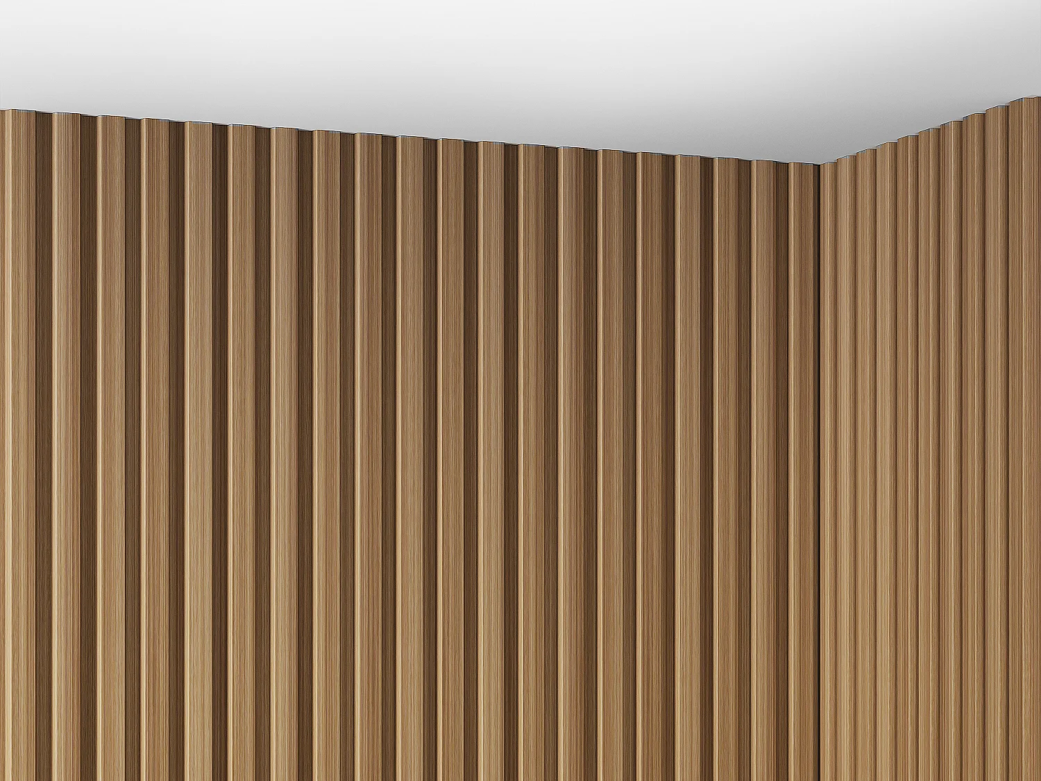 3D Wandpaneel - 1 Pack: 3,71 m² - Set aus 8 Teilen - Naturfarben - TATIANA